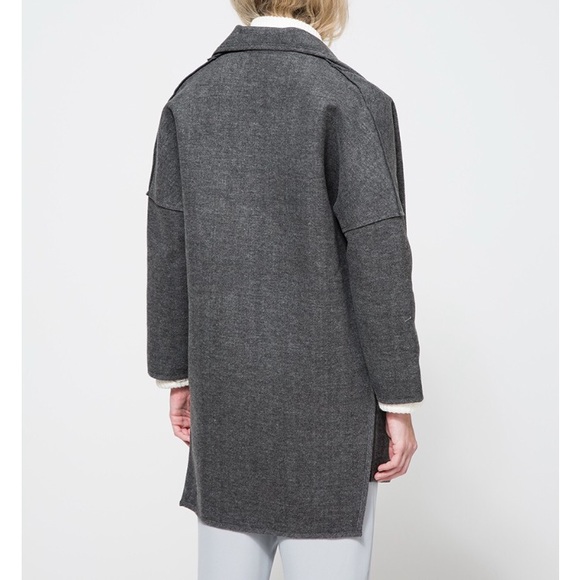 C/MEO Collective Gray Oversized Coat - Picture 5 of 8